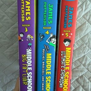 Middle School Book Set - 3 Hardcover Books Set by James Patterson
